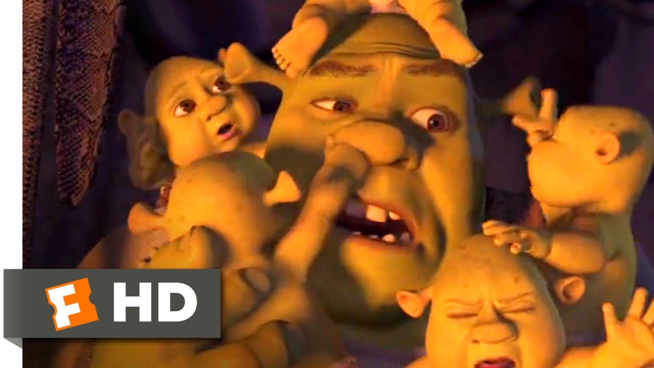 Shrek Terceiro (2007) – Cena Do Pesadelo Do Bebê (2/10)