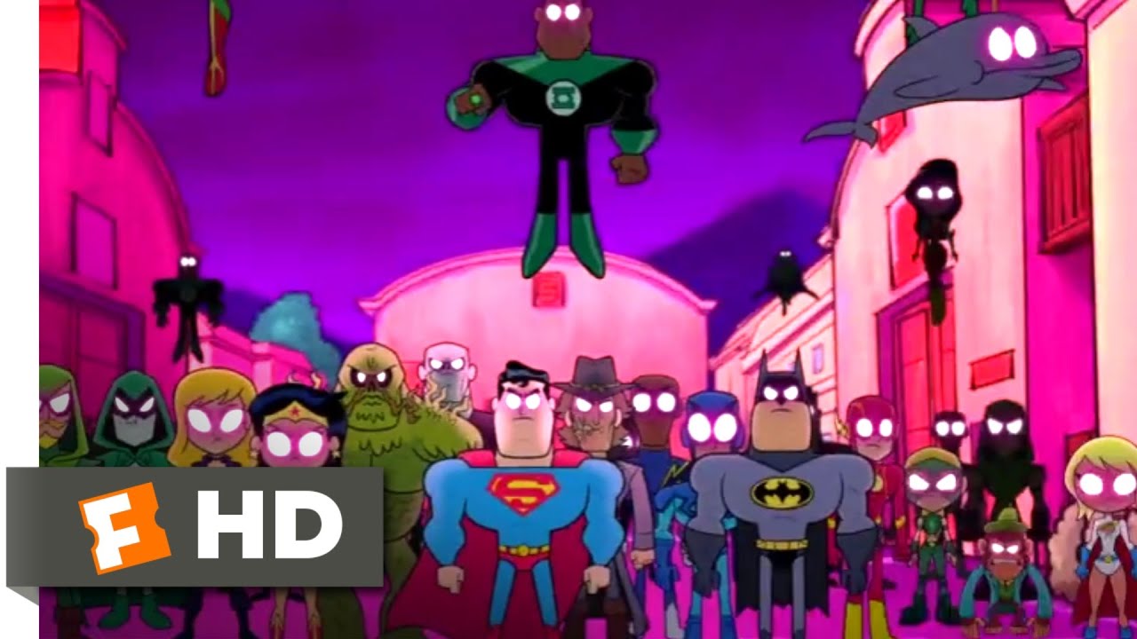 Os Jovens Titãs Em Ação! Nos Cinemas (2018) – Cena Liga Da Justiça Vs Jovens Titãs (9/10)