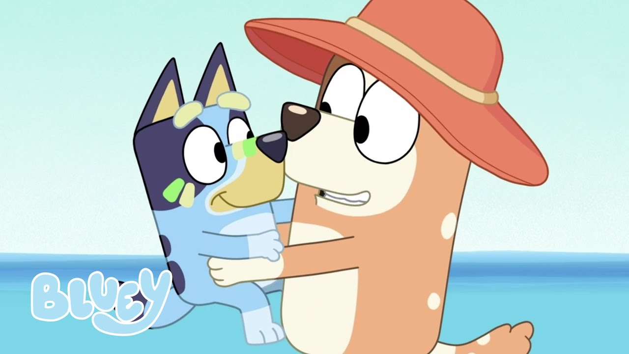 A Bravura De Bluey Na Praia | A Praia | Bluey