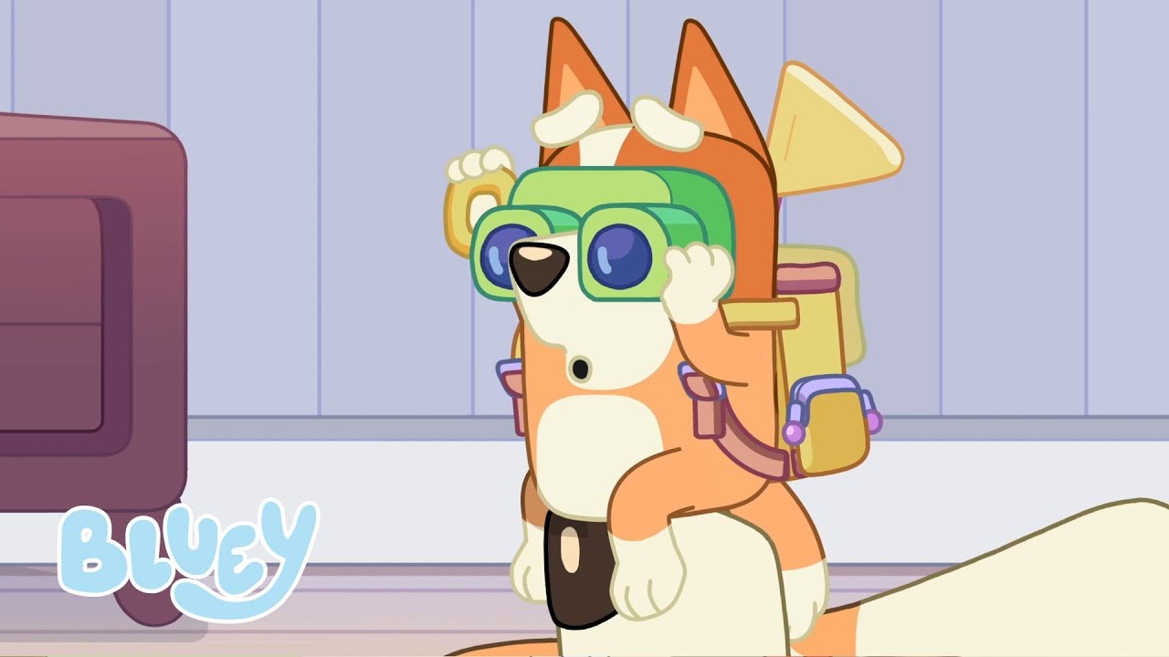 Bluey E Bingo Escalam O Monte Mamãepai | Monte Mamãepai | Bluey