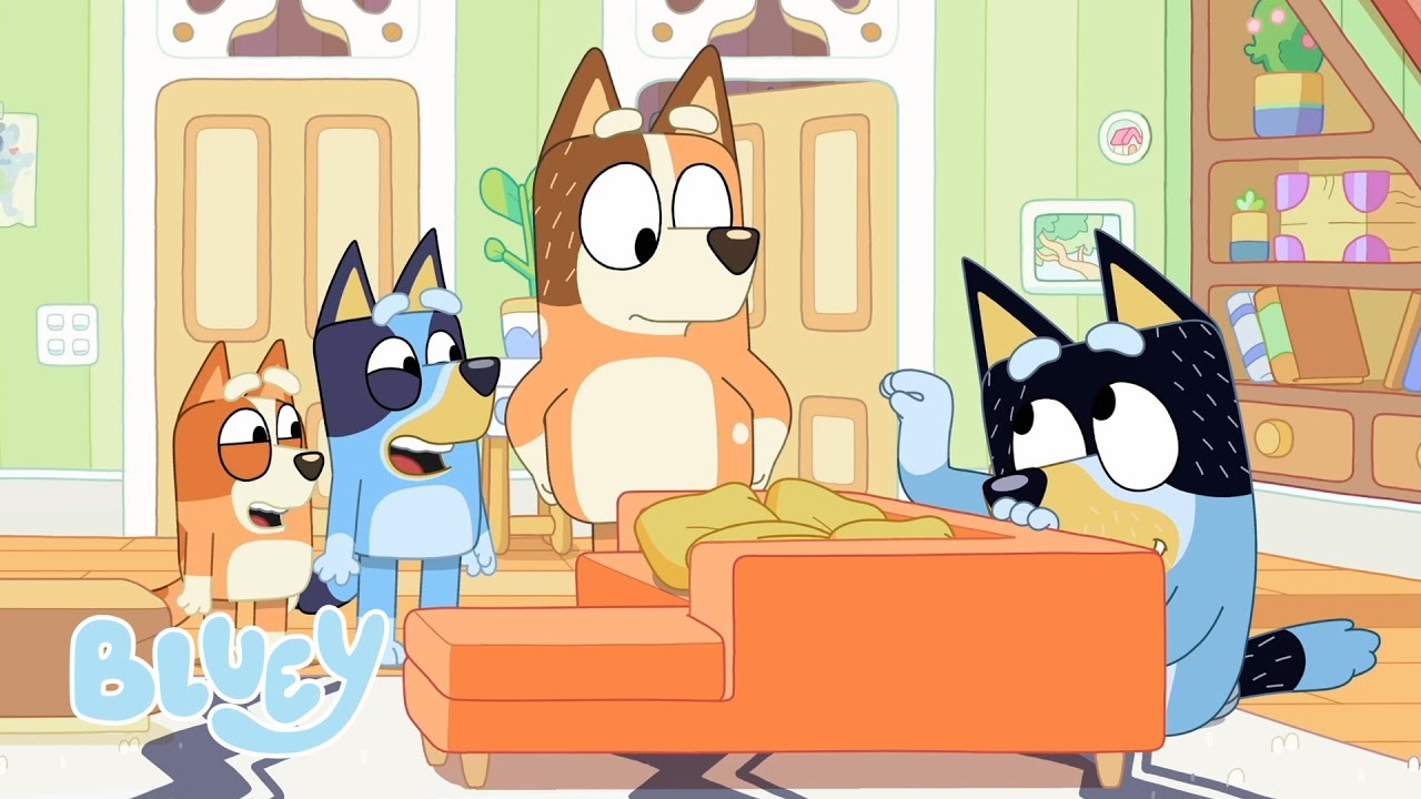 Bluey E Bingo Levam Shaun Para Passear | Shaun | Bluey