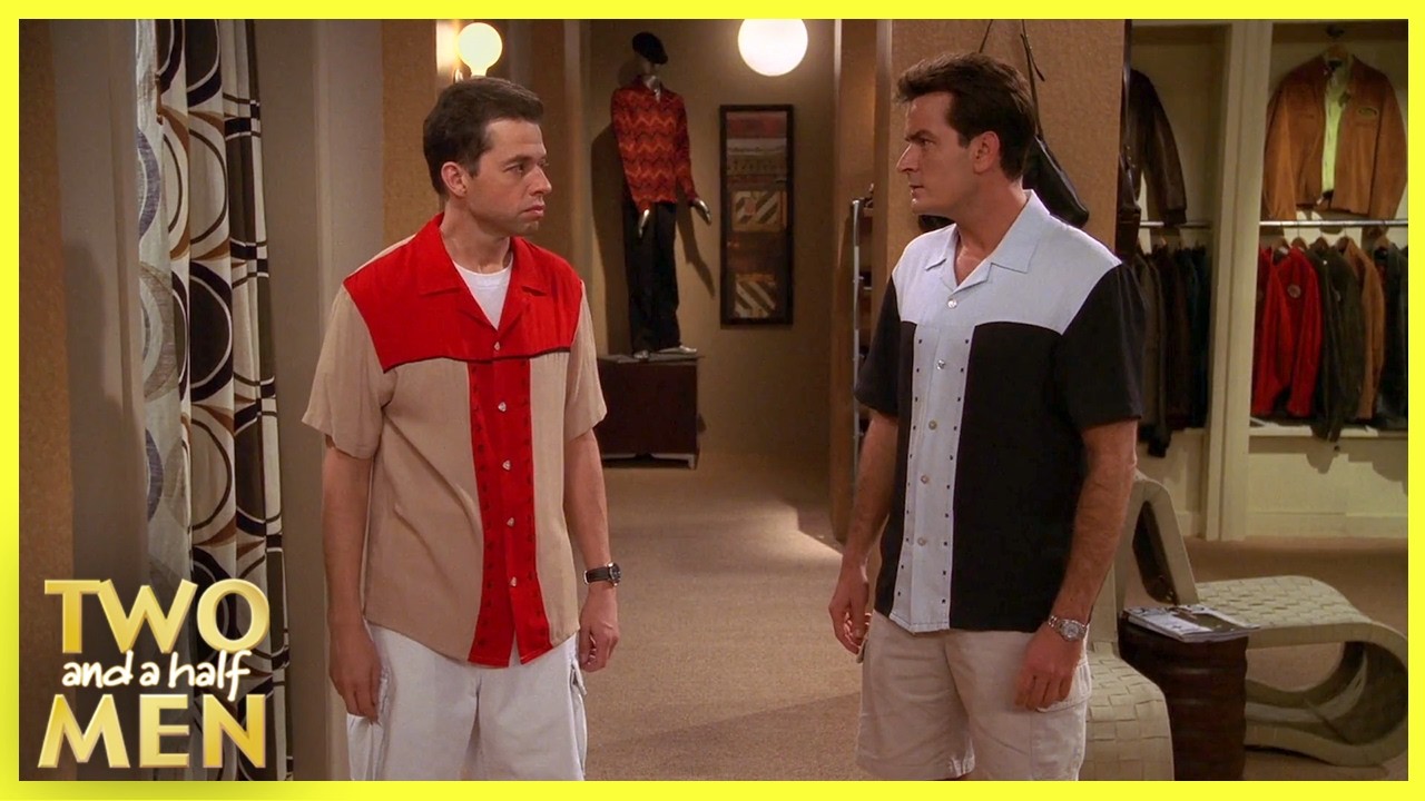 Charlie E Alan Vão Comprar Roupas Juntos | Dois Homens E Meio