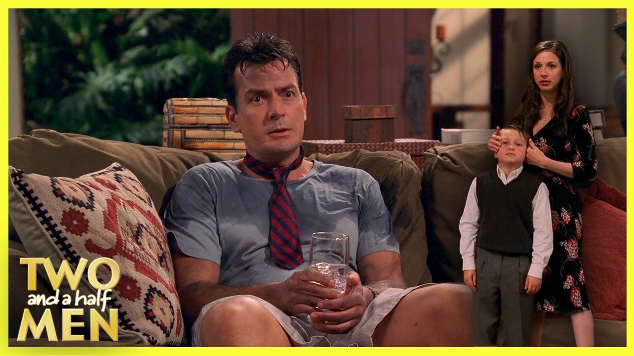 Charlie Tenta Vestir Jake | Dois Homens E Meio