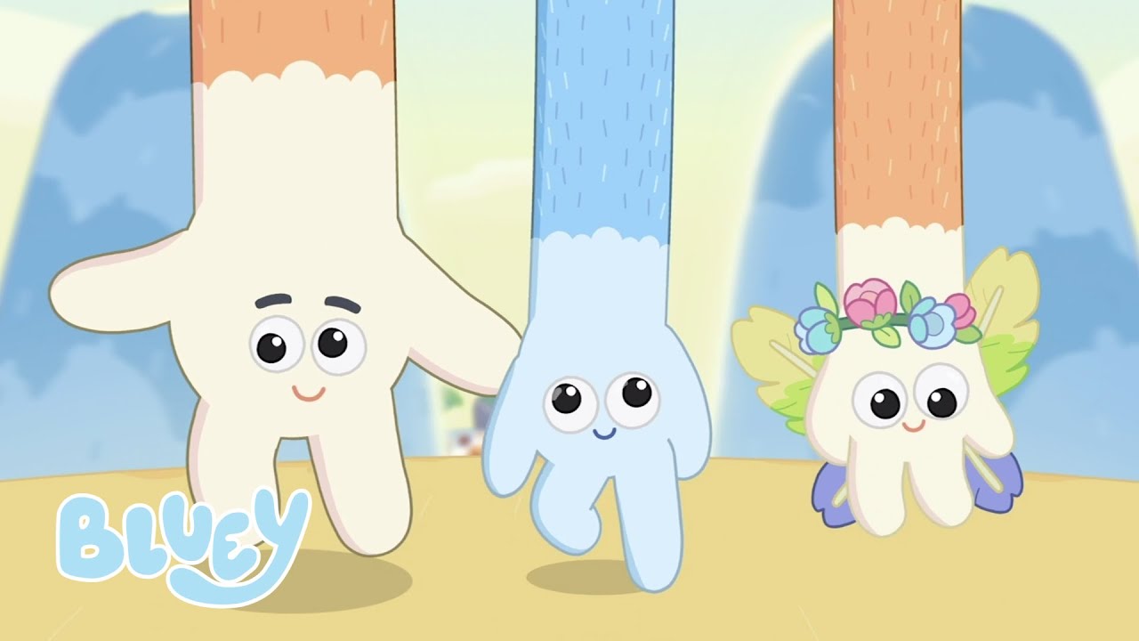 Fazendo Cócegas Na Montanha Gigante! | Montanhas Azuis | Bluey