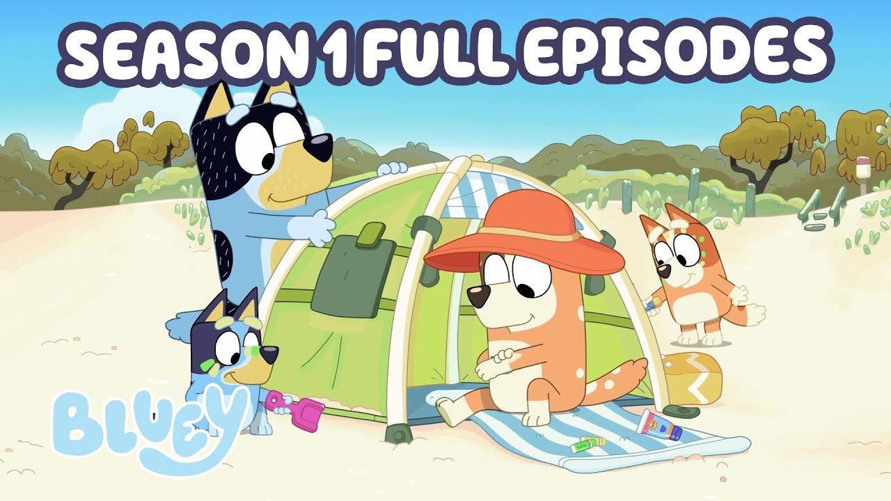 Nova Compilação De Episódios Completos Da 1ª Temporada De Bluey | 40 Minutos | Bluey