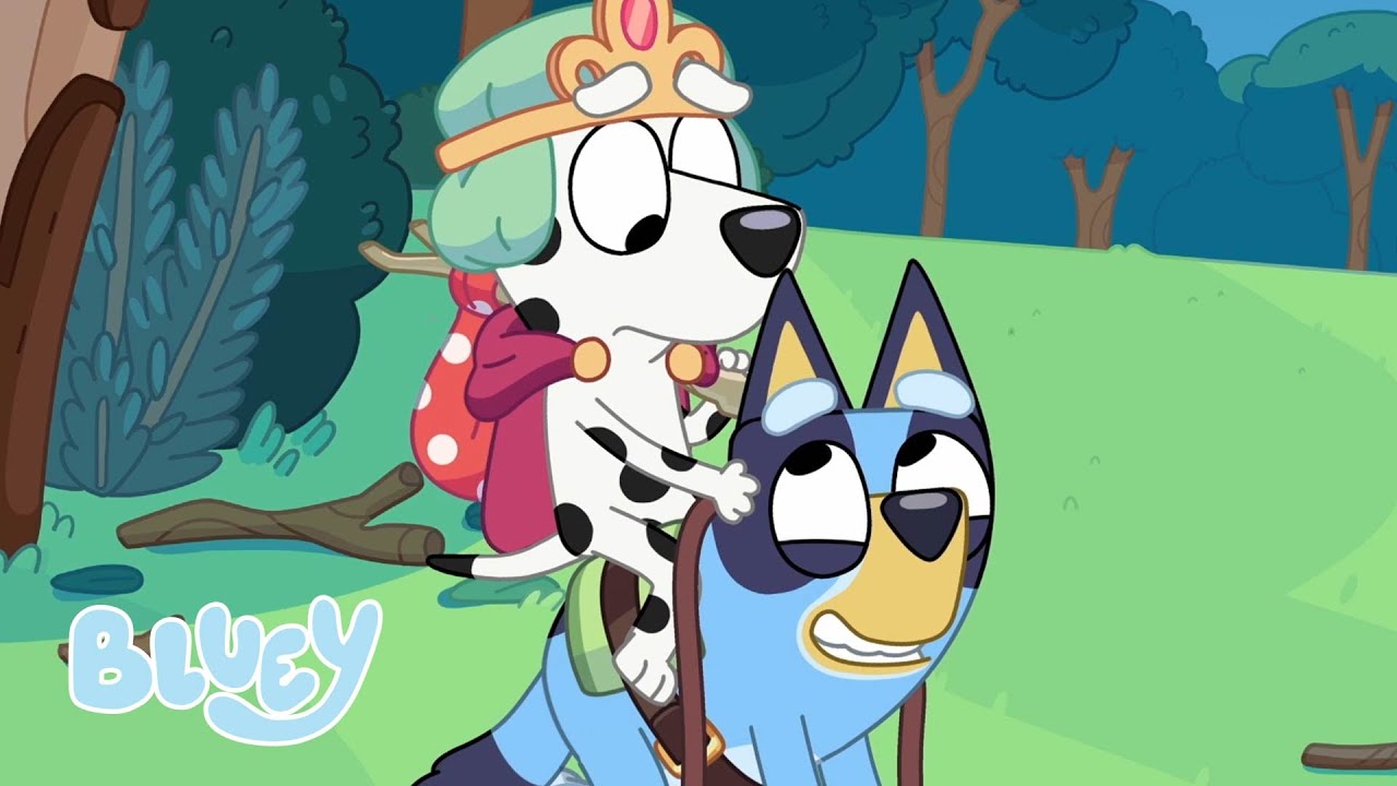 Princesa Bluey E Cavalo Mel Saem Em Uma Aventura! | A Aventura | Bluey